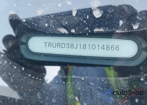 2008 Audi Tt 3.2 из США, поврежденный, VIN TRURD38J181014866